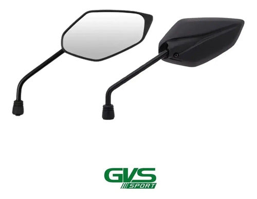 Par de Retrovisores GVS Yamaha Neo Factor 125 Crosser Factor Fazer 150 Fazer Lander Ténéré Xmax 250