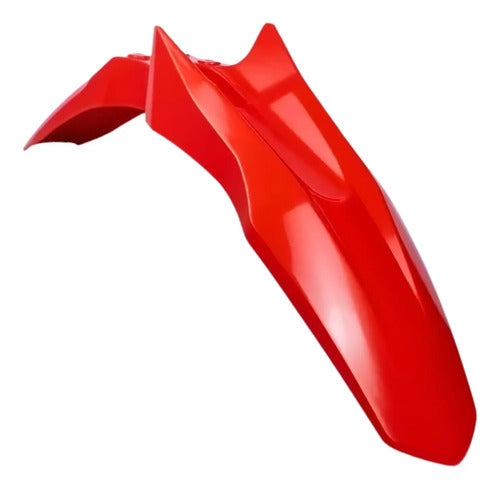 Paralama Dianteiro Paramotos Honda Bros 160 2015 a 2021 Vermelho