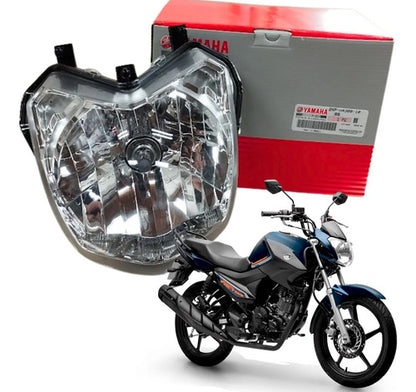 Farol Bloco Óptico Completo com Lâmpada Yamaha Factor 125 2015 em diante Factor 150 2016 a 2024