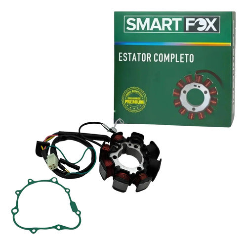 Magneto Estator com Bobina de Pulso Smartfox Honda Nx 150 Cbx 200 Strada Nx 200 Xr 200r