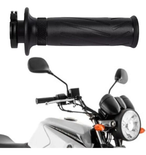 Manopla Direita Yamaha Factor 125 Crosser 150 Preto