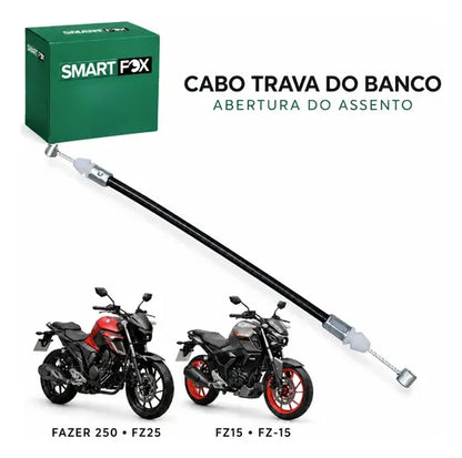 Cabo da Trava do Banco Smartfox Yamaha Fazer Fz15 150 2023 em diante Fz25 250 2018 em diante