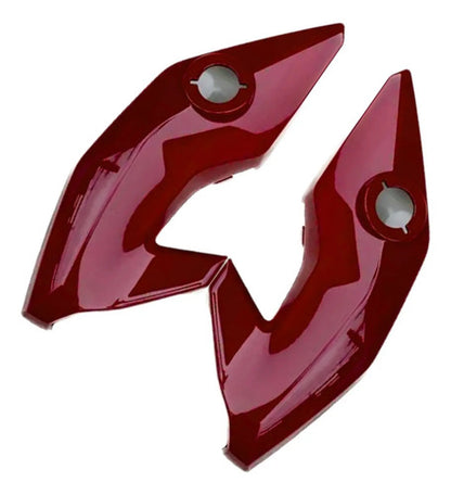 Par de Bananinhas Carenagens Laterais do Farol Paramotos Honda Cg 150 160 Fan Start Vermelho