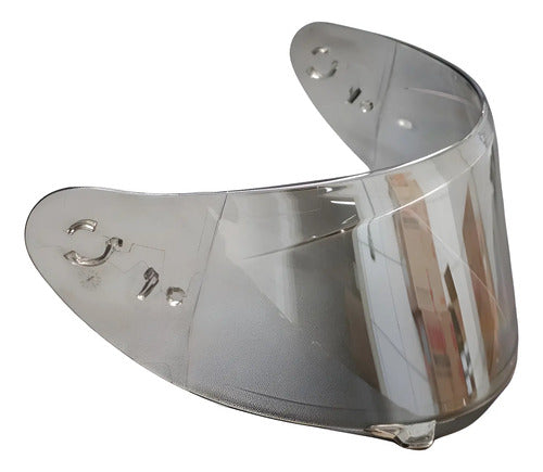 Viseira Polivisor Axxis Segment V18B Injetada 2,2 mm Cromada Light
