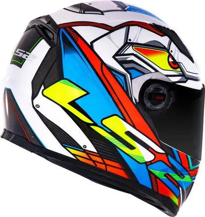 Capacete LS2 FF358 Xdron Laranja Brilhante