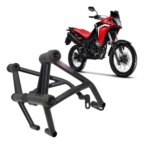 Protetor de Motor Stunt Race Street Cage Honda Sahara Tornado 300 2024 em diante Preto Fosco