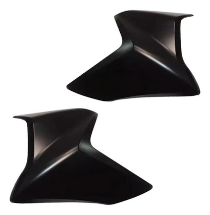Par de Guias de Ar Abas do Tanque Paramotos Honda Cb 300r 2013 em diante Preto Fosco