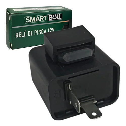Relé de Pisca Smartfox Honda Pop 100 Biz 125 Cg Bros 160 Titan Pop 110i 12V 2 Pinos