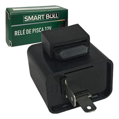Relé de Pisca Smartfox Honda Pop 100 Biz 125 Cg Bros 160 Titan Pop 110i 12V 2 Pinos