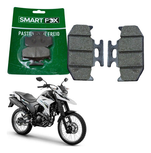 Pastilha de Freio Traseira Smartfox Yamaha Crosser 150 Lander Fazer Ténéré 250