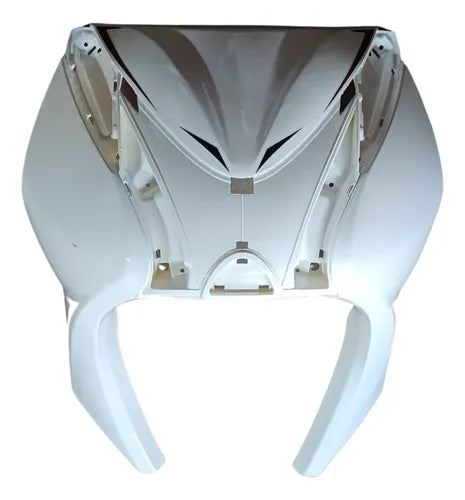 Carenagem Frontal Bico Smartfox Shineray Jet 50 125 2023 a 2025 Branco Perolizado
