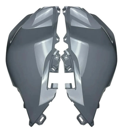 Par de Capas do Tanque Paramotos Honda Cg 160 Fan 2025 em diante Prata