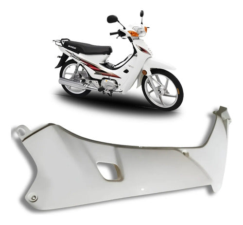 Carenagem Aba Lateral Interna Direita Iron Shineray Phoenix 50 2011 a 2019 Branco