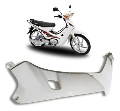 Carenagem Aba Lateral Interna Direita Iron Shineray Phoenix 50 2011 a 2019 Branco