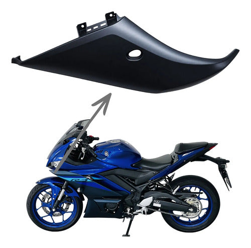 Carenagem Lateral Esquerda Yamaha Yzf-R3 2024 a 2025 Cinza