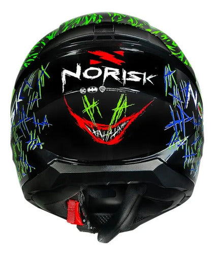 Capacete Norisk Razor Joker Preto Fosco