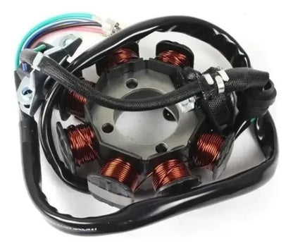 Magneto Estator com Bobina de Pulso Magnetron Sundown Max Hunter 125 Dafra Kansas Speed 150