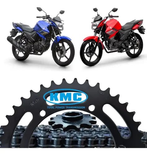 Kit Relação KMC sem Retentor Yamaha Factor 125 Fazer Factor 150 428H 126L 41/14T