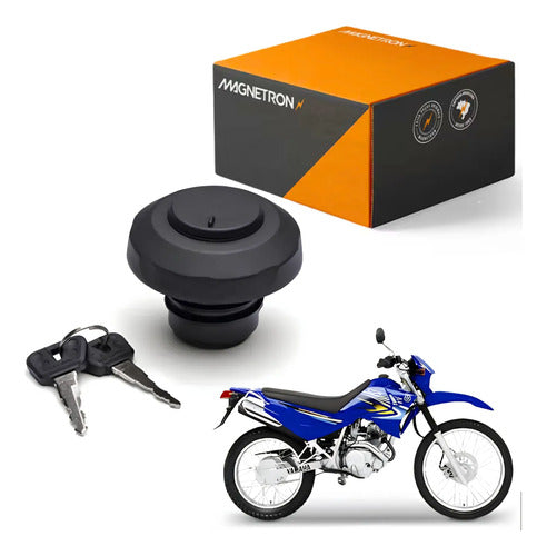 Tampa do Tanque de Combustível com Chave Magnetron Yamaha Factor Xtz 125 2002 a 2005
