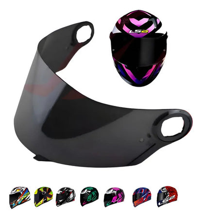 Viseira Polivisor LS2 FF358 Injetada 2,2 mm Fumê