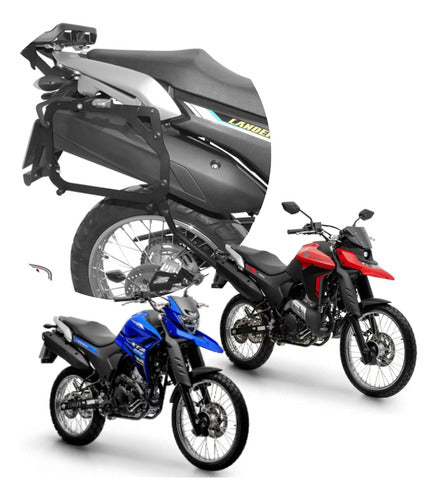 Suporte de Baú Bagageiro Lateral Scam Yamaha Lander 250 2019 a 2025