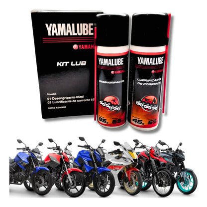Kit Desengripante e Lubrificante de Corrente Yamalube 65 ml