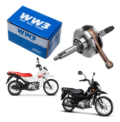 Virabrequim Completo com Biela WW3 Honda Pop 110i 2016 a 2024