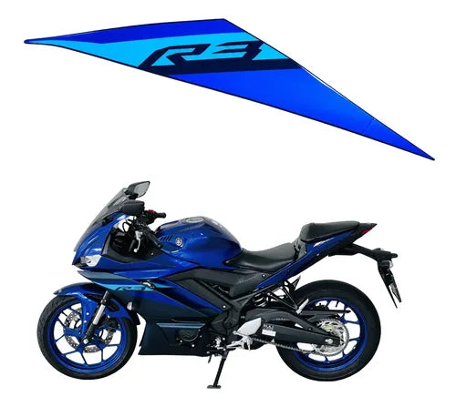 Adesivo Lateral Esquerdo Yamaha Yzf-R3 2025 Azul
