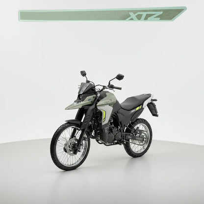 Adesivo da Aba do Tanque Esquerda Yamaha Lander 250 2025 Verde Fosco