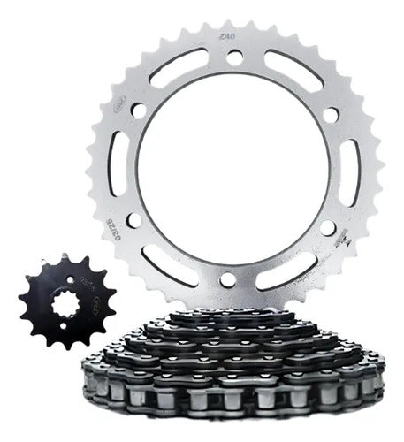 Kit Relação Iron sem Retentor Honda Sahara 300 2024 em diante 520H 110L 40/14T