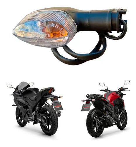 Pisca Traseiro Esquerdo Yamaha Fazer Fz25 250 2022 a 2025 Yzf-R15 2024 a 2025