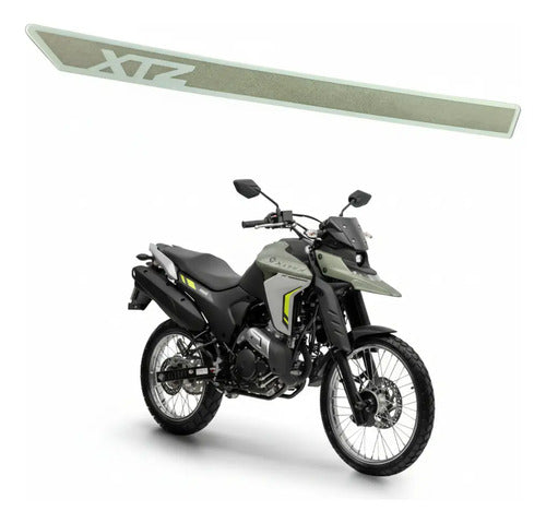 Adesivo da Aba do Tanque Direita Yamaha Lander 250 2025 Verde Fosco