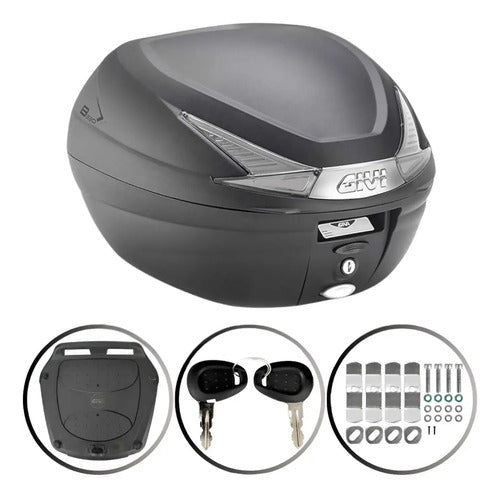 Bauleto Baú Traseiro Givi B330NT Monolock 33 Litros Lente Fumê
