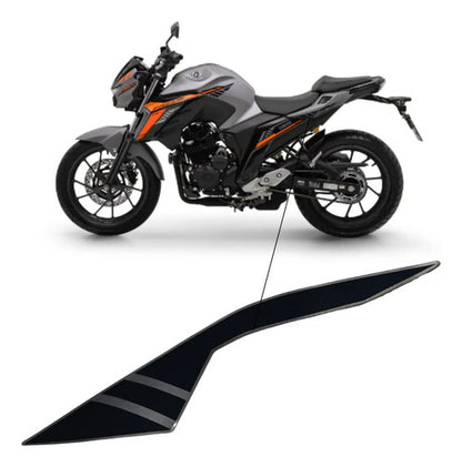 Adesivo da Rabeta Lateral Esquerda Yamaha Fazer Fz25 250 2025 Cinza