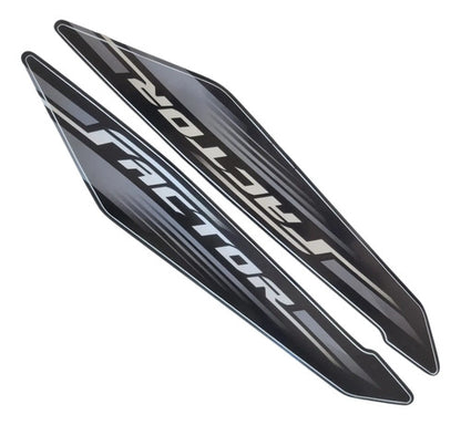 Kit Adesivos JS Yamaha Factor 125 2019 a 2022 Preto