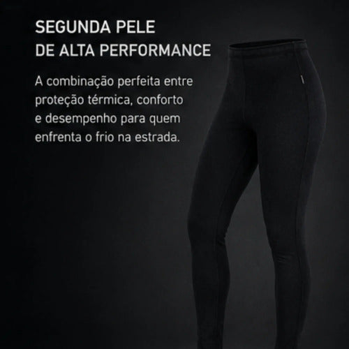 Calça Térmica Segunda Pele Curtlo Thermoplus Feminina Preto