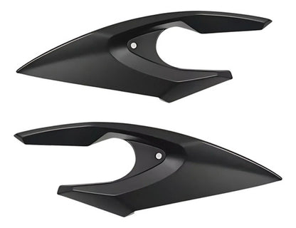 Par de Carenagens Laterais do Farol Paramotos Yamaha Fazer 150 2020 a 2024 Preto Fosco