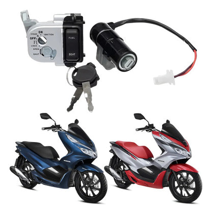 Conjunto de Travas com Miolo Chave de Ignição Condor Honda Pcx 150 2014 a 2015