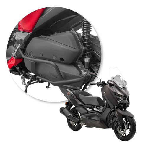 Protetor do CVT Scam Yamaha Xmax 250 2021 em diante Xmax 300 2026 em diante Preto Fosco