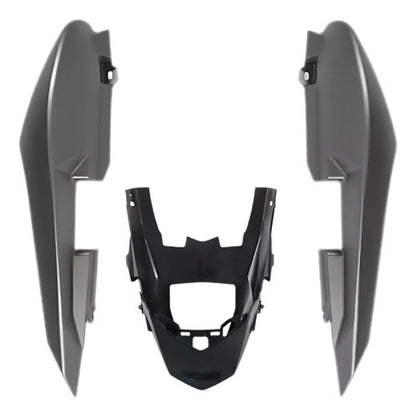 Rabeta Lateral Completa Paramotos Yamaha Fazer 150 2016 a 2017 Cinza Fosco