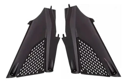 Par de Tampas Laterais Traseiras Paramotos Honda Cb 300f Twister 2023 a 2025 Preto