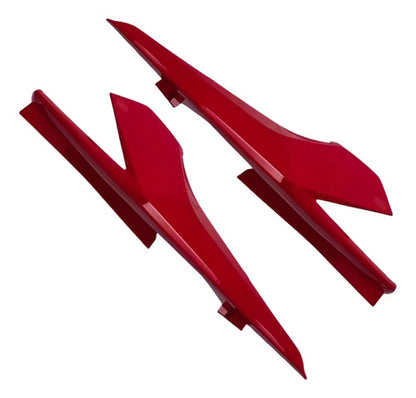 Par de Rabetas Laterais Paramotos Honda Cg 160 Titan 2022 a 2024 Vermelho Pimenta