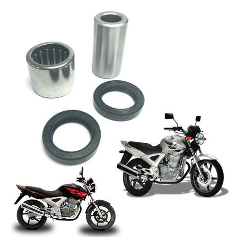 Bucha do Braço Pro-Link com Pino Rolamento e Retentor Smartfox Honda Cbx 250 Twister 2001 em diante