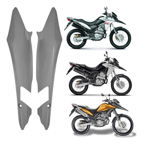 Par de Rabetas Laterais Paramotos Honda Xre 300 2010 a 2018 Sem Pintura