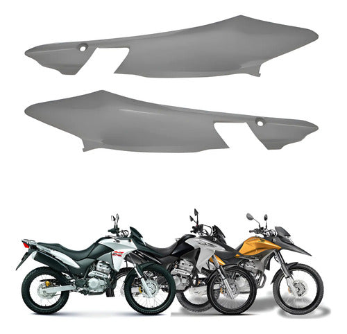 Par de Rabetas Laterais Paramotos Honda Xre 300 2010 a 2018 Sem Pintura