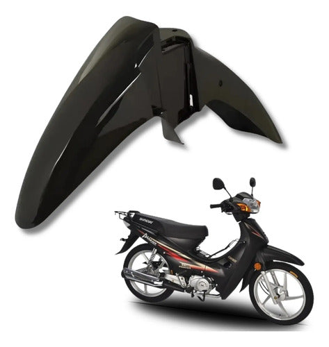 Paralama Dianteiro Iron Shineray Phoenix 50 2011 a 2019 Preto Brilhante
