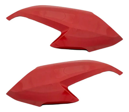 Par de Abas do Tanque Paramotos Honda Cg 160 Fan Start 2016 a 2021 Vermelho Guarau