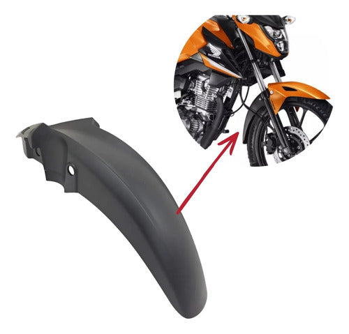 Paralama Dianteiro B Paramotos Honda Cg 160 Fan Start Cargo 2025 em diante Preto