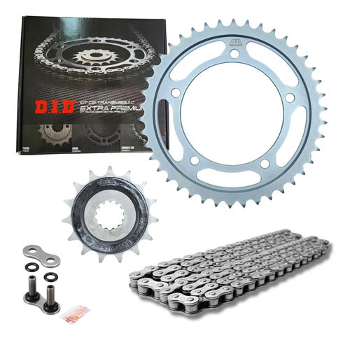 Kit Relação DID Premium com Retentor Yamaha Tracer 900 Mt-09 525VX3 110L 45/16T