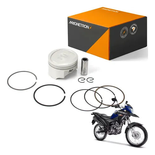 Kit Pistão com Anéis Magnetron Honda Xre 190 2016 a 2023 0,50 mm